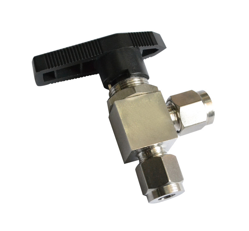 卡套角型二通阀门